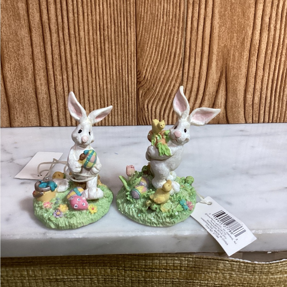 New Russ Easter Cottontail Village Color Me Happy & Springtime Pals
